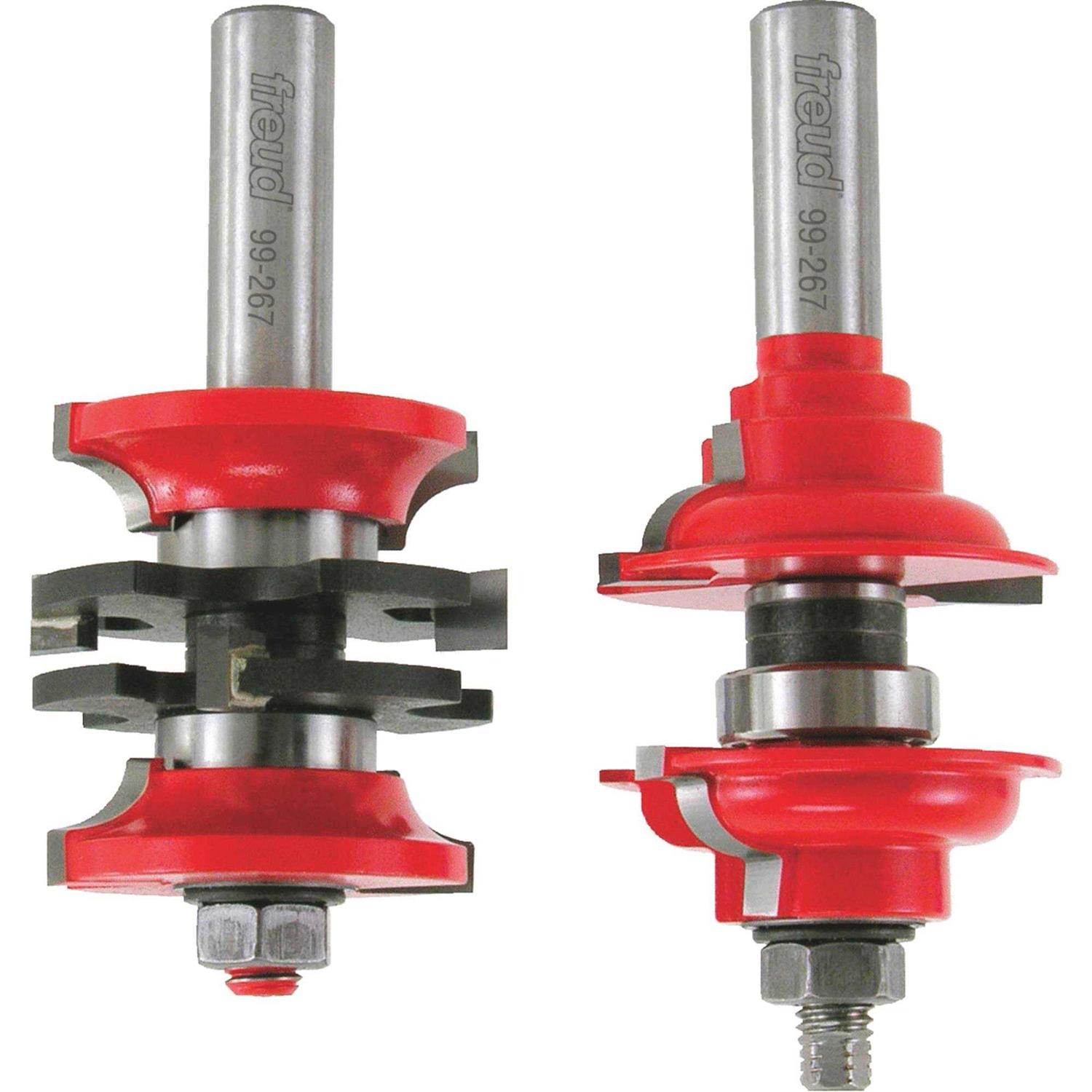 Freud 99-036 Adjustable Tongue & Groove Router Bit Set - Zenithce