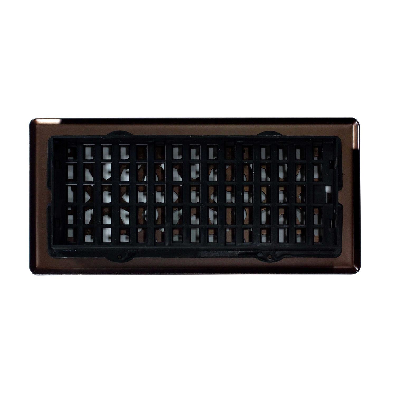 Decor Grates 4 in. x 8 in. Plastic Floor Register - Zenithce
