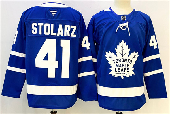 Toronto Maple Leafs #41 Anthony Stolarz Blue 2024-25 Stitched Jersey - Zenithce