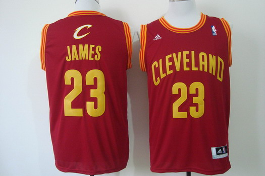 Cleveland Cavaliers #23 LeBron James Revolution 30 Swingman Red Jersey - Zenithce