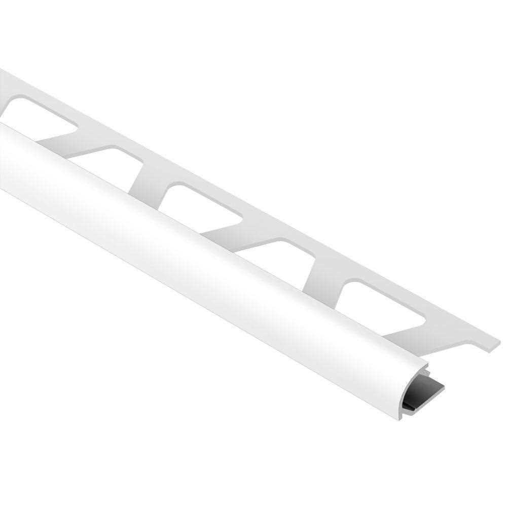 Schluter Rondec Coated Aluminum Bullnose Tile Edging Trim - Zenithce