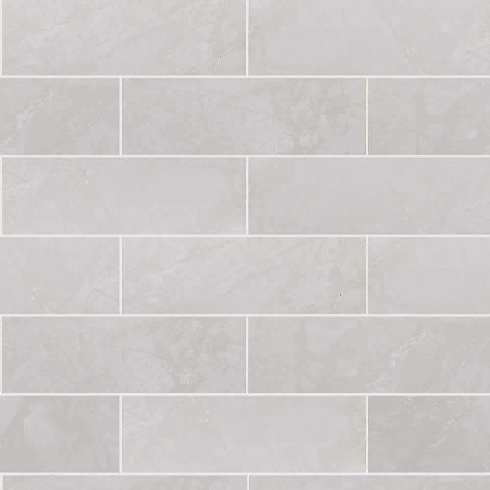 Florida Tile Home Collection Michelangelo Grey 12 in. Porcelain Floor and Wall Tile - Zenithce