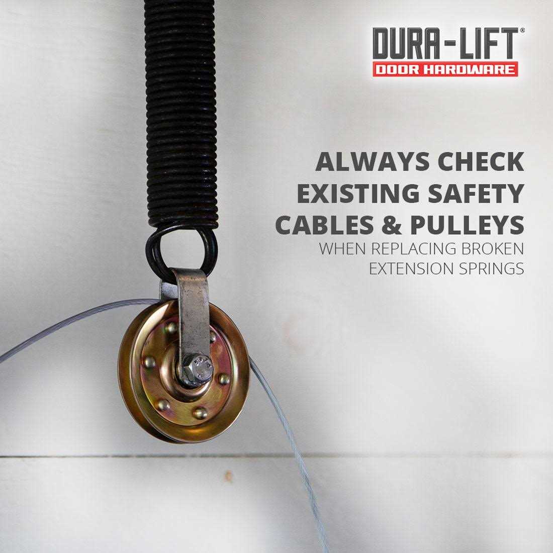 Dura-Lift Heavy Duty Extension Garage Door Spring 2-Pack - Zenithce