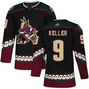 Arizona Coyotes #9 Clayton Keller Black Stitched Adidas Jersey - Zenithce