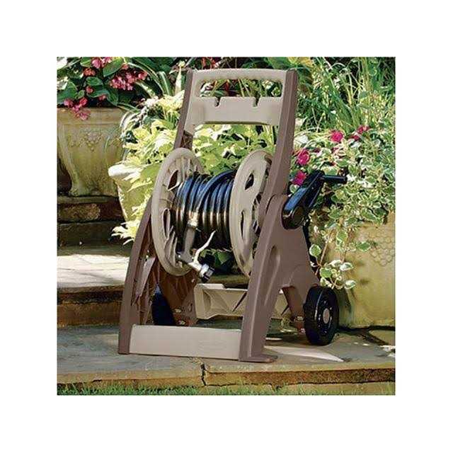 Suncast Hose Hideaway Plastic 175-ft Hideaway Hose Reel PTW175DC - Zenithce