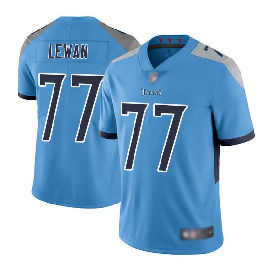 Tennessee Titans #77 Taylor Lewan Light Blue Vapor Untouchable Limited Stitched Football Jersey - Zenithce
