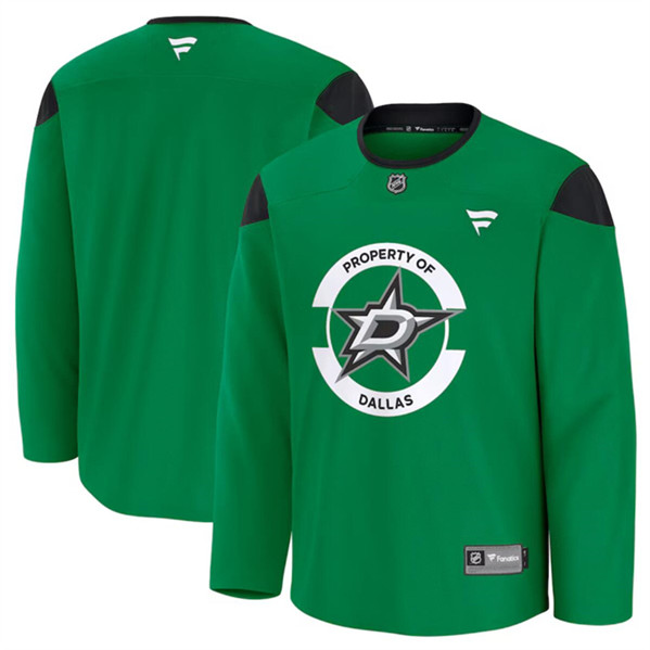 Dallas Stars Blank Green 2024-25 Team Practice Stitched Jersey - Zenithce