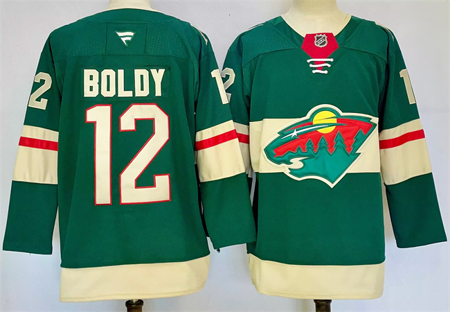 Minnesota Wild #12 Matt Boldy Green 2024-25 Home Stitched Jersey - Zenithce