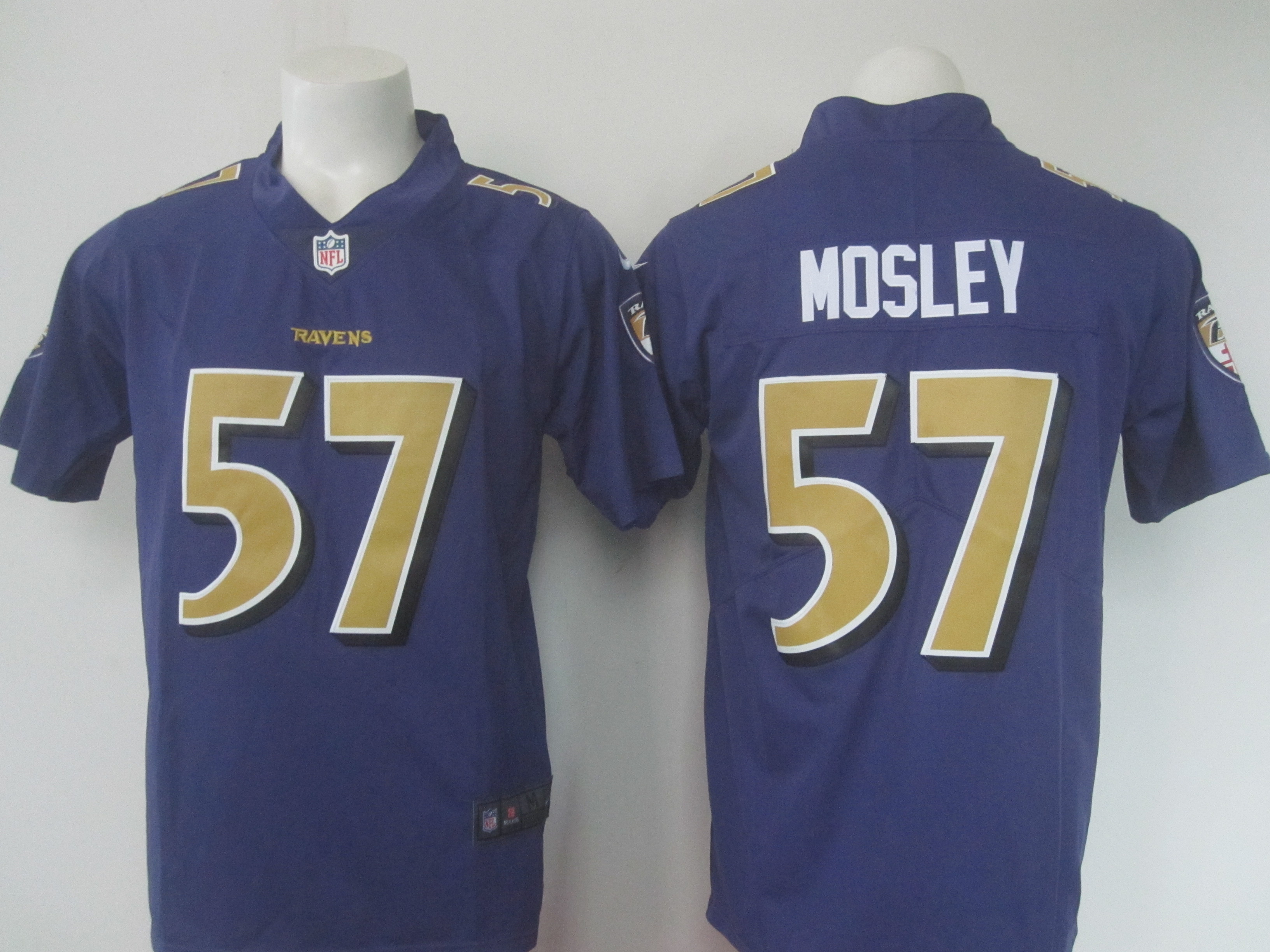 Ravens #57 C.J. Mosley Purple Rush Stitched Nike Jersey - Zenithce