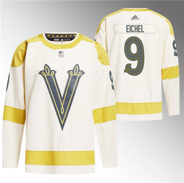 Vegas Golden Knights #9 Jack Eichel Cream 2024 Winter Classic Primegreen Stitched Jersey - Zenithce