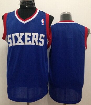 Philadelphia 76ers Blank Blue Swingman Jersey - Zenithce