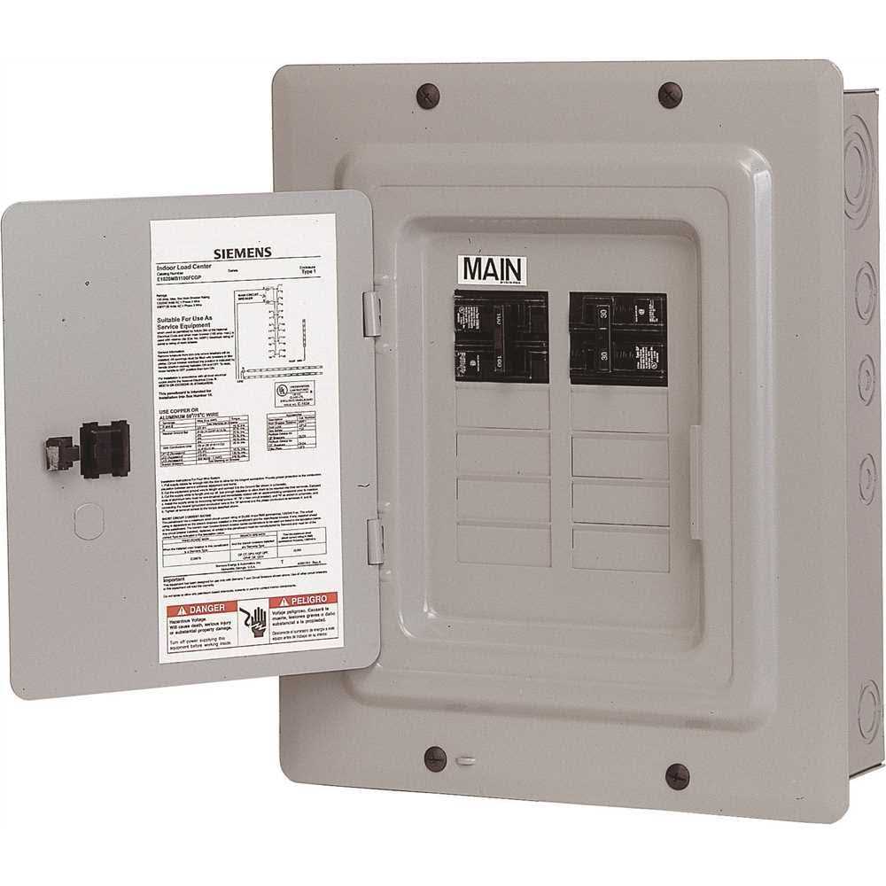 Siemens E0816ML1125S 125 Amp Main Lug Load Center - Zenithce