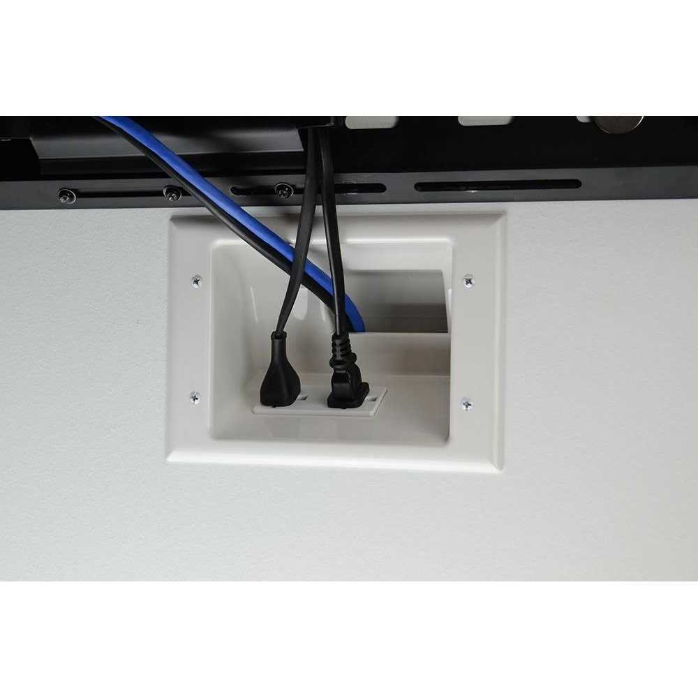 DataComm 45-0017-WH Split Plate with Flexible Opening - Zenithce