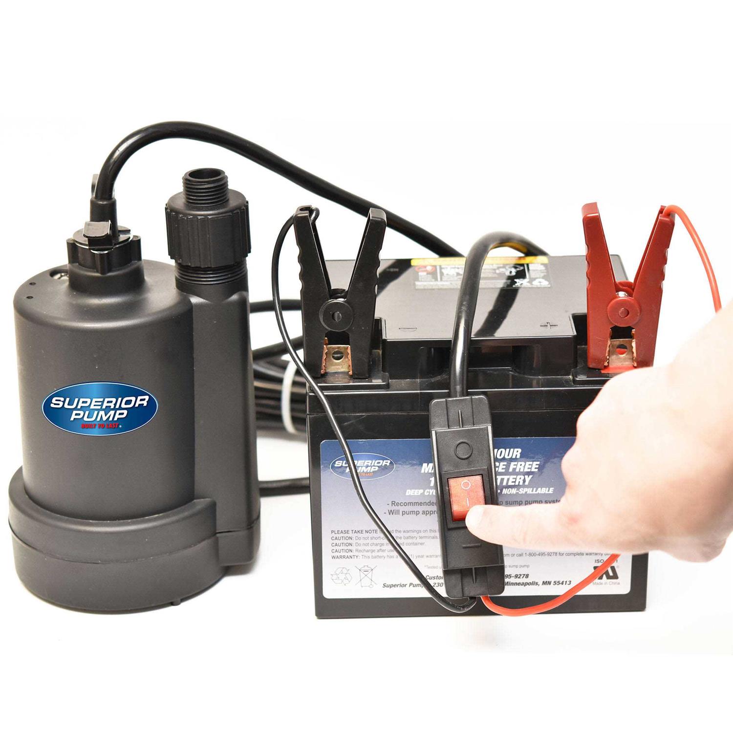 Superior Pump 1/4 HP Submersible Thermoplastic Utility Pump Kit - Zenithce