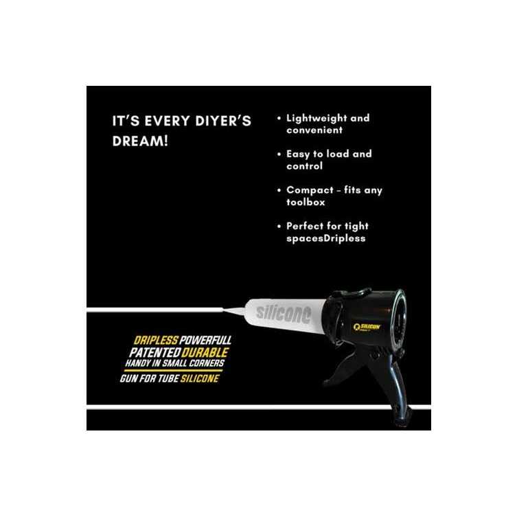 SILIGUN Caulking Gun Anti Drip Extreme-Duty Caulking Gun - Zenithce