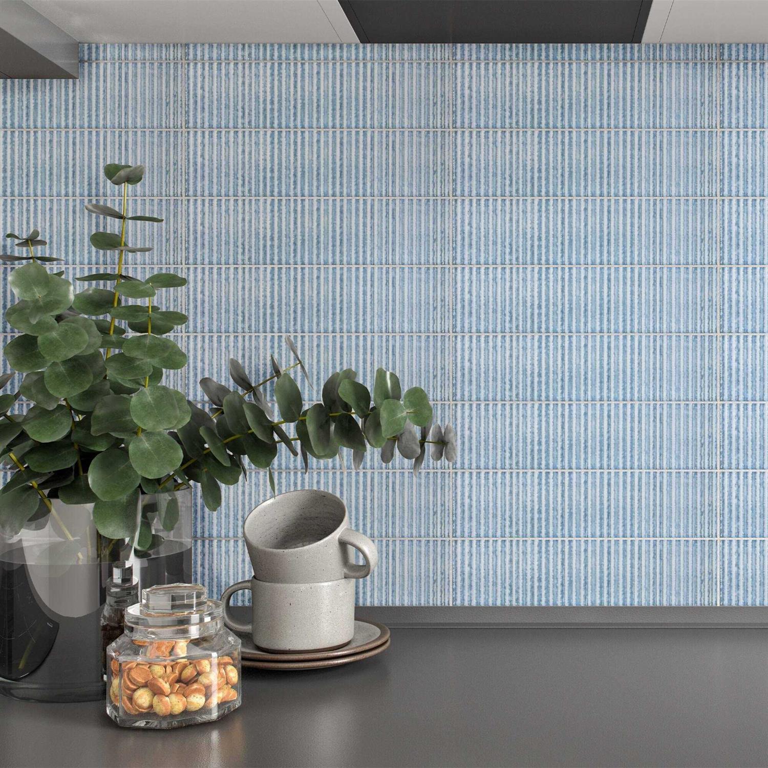MOLOVO Soldeu 2.95 in. x 11.81 in. Polished Ceramic Wall Tile - Zenithce