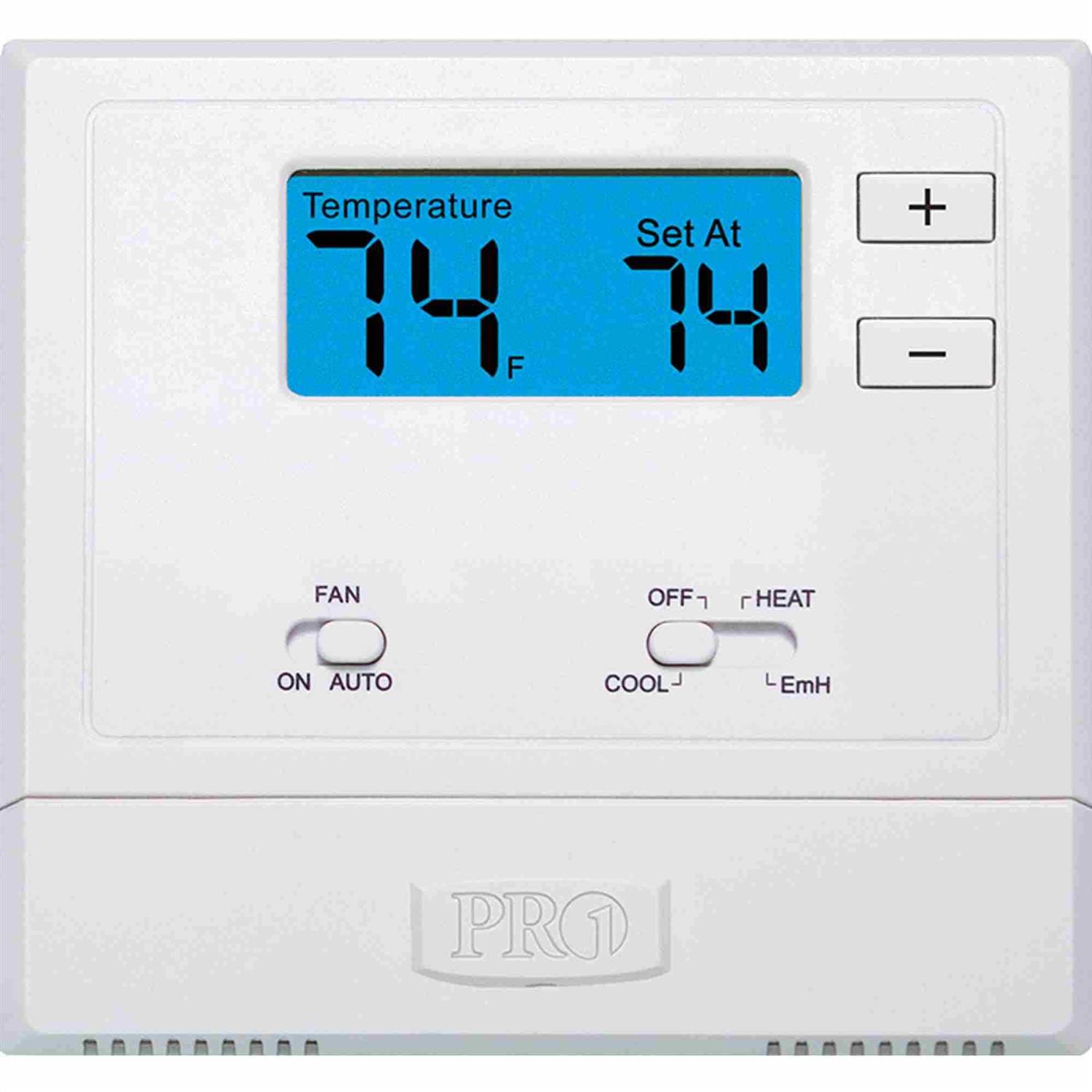 Pro1 IAQ T621-2 NonProgStat 2h1c HP or 1h1c - Zenithce