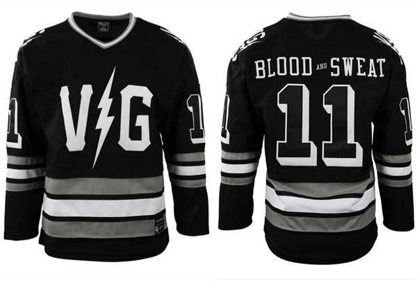 Violent Gentlemen X EFF Collection Black Stitched Jersey - Zenithce