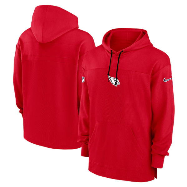 Arizona Cardinals Red Performance Pullover Hoodie - Zenithce