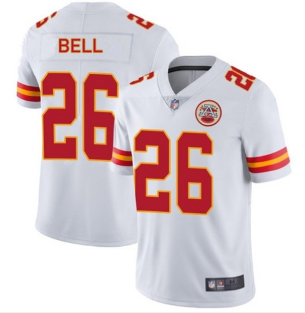 Kansas City Chiefs #26 Le'Veon Bell White Stitched Jersey - Zenithce