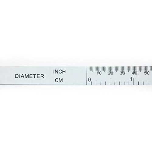 Perfect Pi Diameter Circumference Pi Tape Measure Imperial and Metric Tape Measure 1/2-inch by 12ft / 3.5m - Zenithce