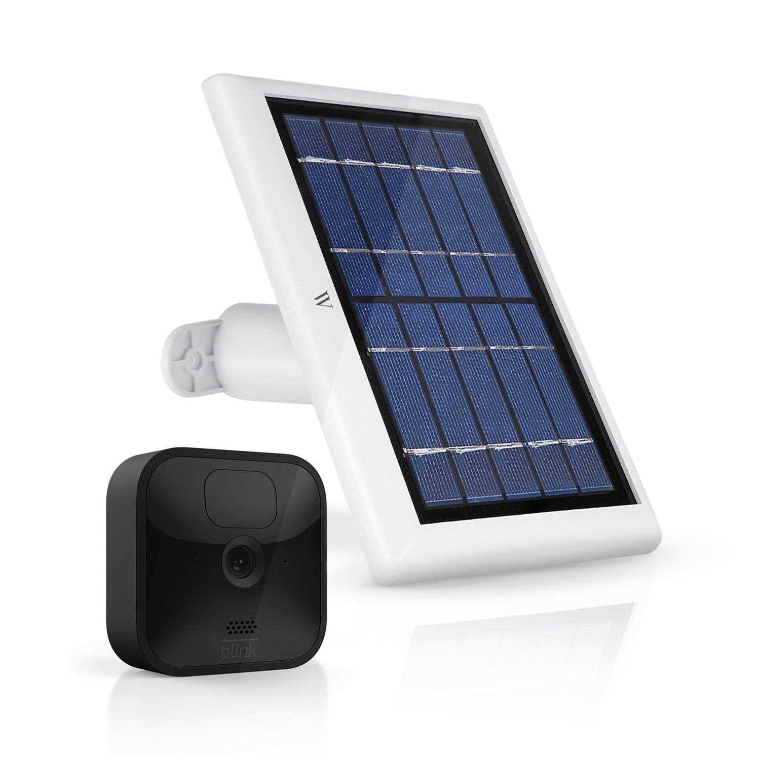 Wasserstein Solar Panel with Internal Battery Compatible with Blink Outdoor, Blink XT and Blink XT2 Outdoor Camera - Zenithce