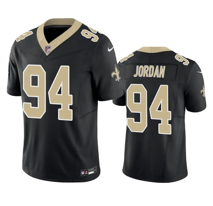 New Orleans Saints #94 Cameron Jordan Black 2023 F.U.S.E. Vapor Untouchable Limited Stitched Jersey - Zenithce