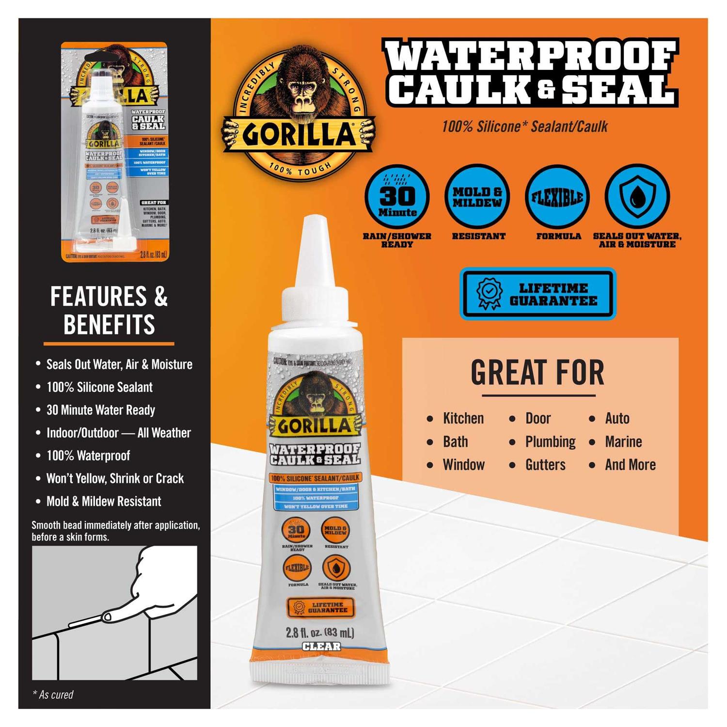 Gorilla Silicone Sealant - Zenithce