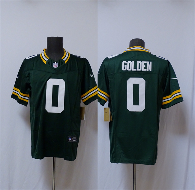 Green Bay Packers #0 Matthew Golden Green Vapor 2025 F.U.S.E. Limited Stitched Jersey - Zenithce