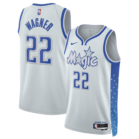 Orlando Magic #22 Franz Wagner Silver 2025-26 City Edition Stitched Jersey - Zenithce