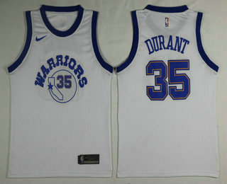 Golden State Warriors #35 Kevin Durant 2017-2018 Icon Edition Swingman Jersey - Zenithce