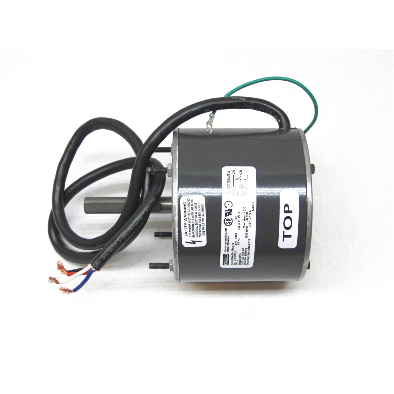 Fasco D1160 1/110 HP 115 Volt 1480 RPM Shaded Pole Motor - Zenithce