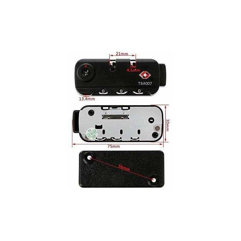 TSA007 Lock Bag Lock Luggage - Zenithce