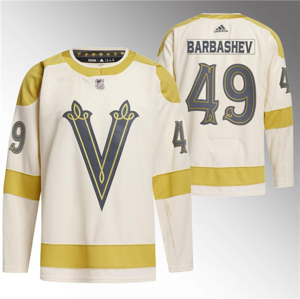 Vegas Golden Knights #49 Ivan Barbashev Cream 2024 Winter Classic Breakaway Stitched Jersey - Zenithce