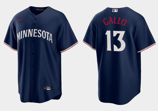 Minnesota Twins #13 Joey Gallo Navy Cool Base Stitched Jersey - Zenithce