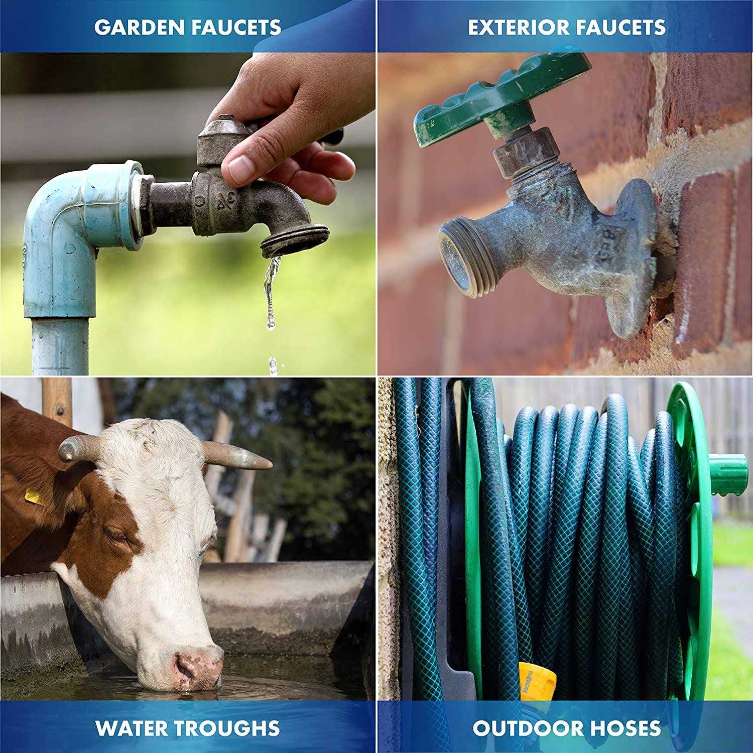 Freeze Miser 2 Pack Outdoor Faucet Freeze Protection - Zenithce