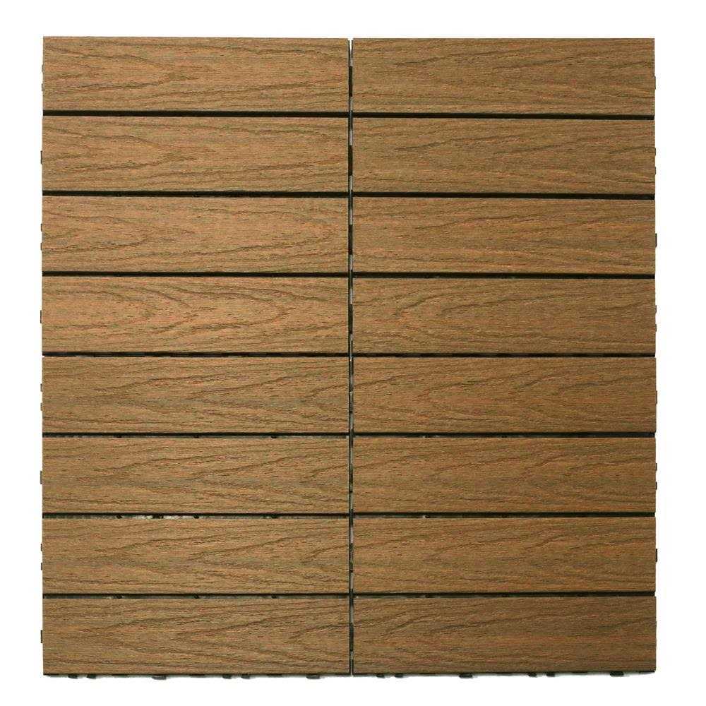 NewTechWood Ultrashield Hemispheres 36 in. x 3 in. x 6 ft Composite Railing Kit - Zenithce