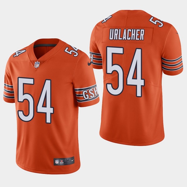 Chicago Bears #54 Brian Urlacher Orange Vapor Untouchable Limited Stitched Baseball Jersey - Zenithce
