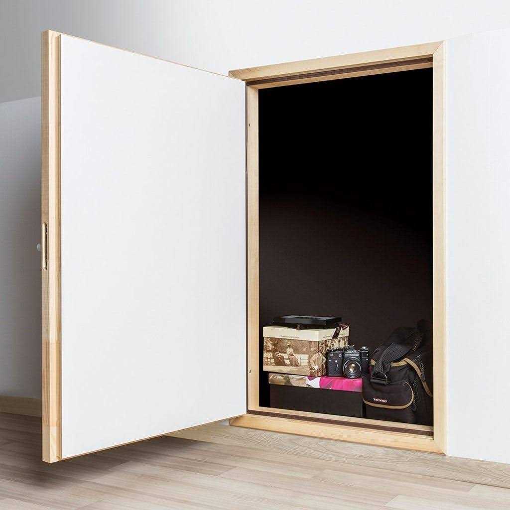 Fakro DWF Wall Hatch 27 in. x 35 in. Wooden Fire Rated Insulated Access Door 869833 - Zenithce