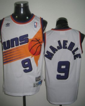 Phoenix Suns #9 Dan Majerle White Swingman Throwback Jersey - Zenithce