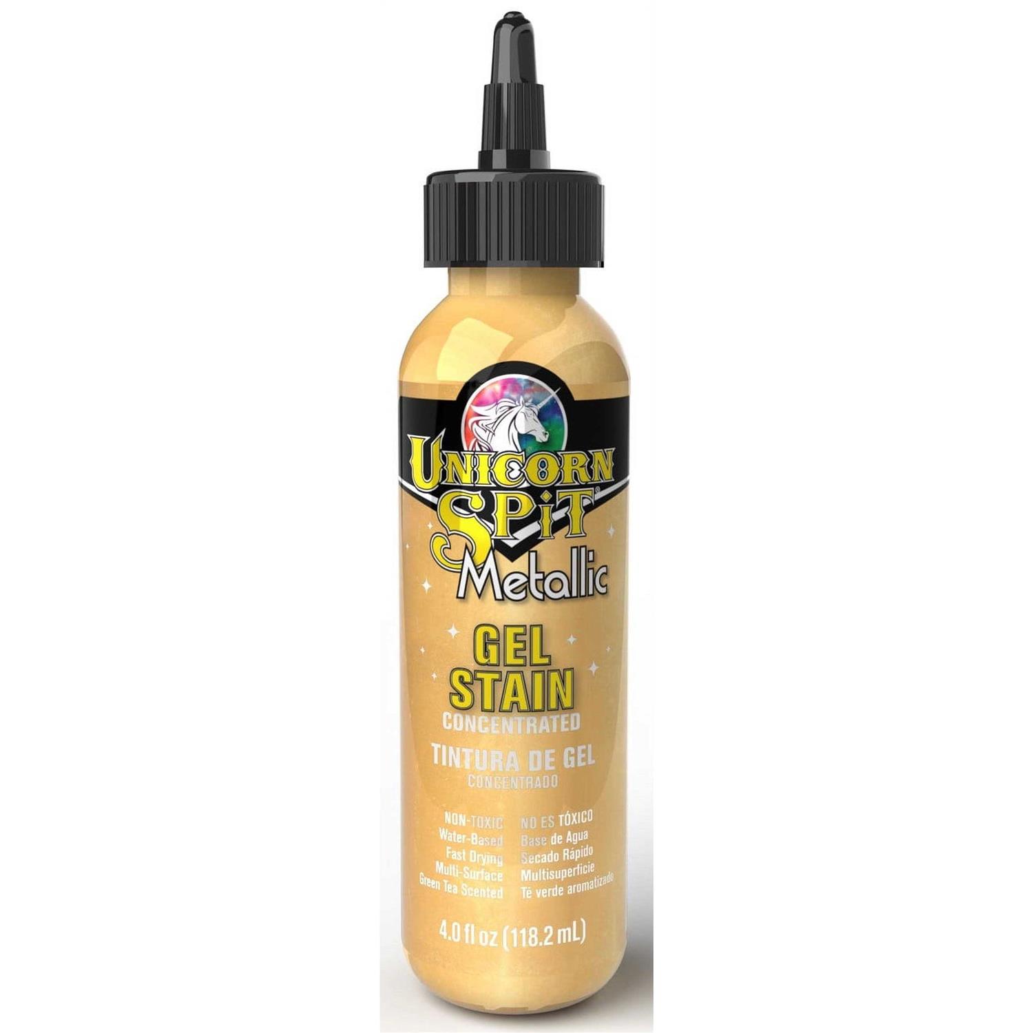 Metallic Unicorn Spit Sparkling Wood Stain & Glaze 4oz - Zenithce