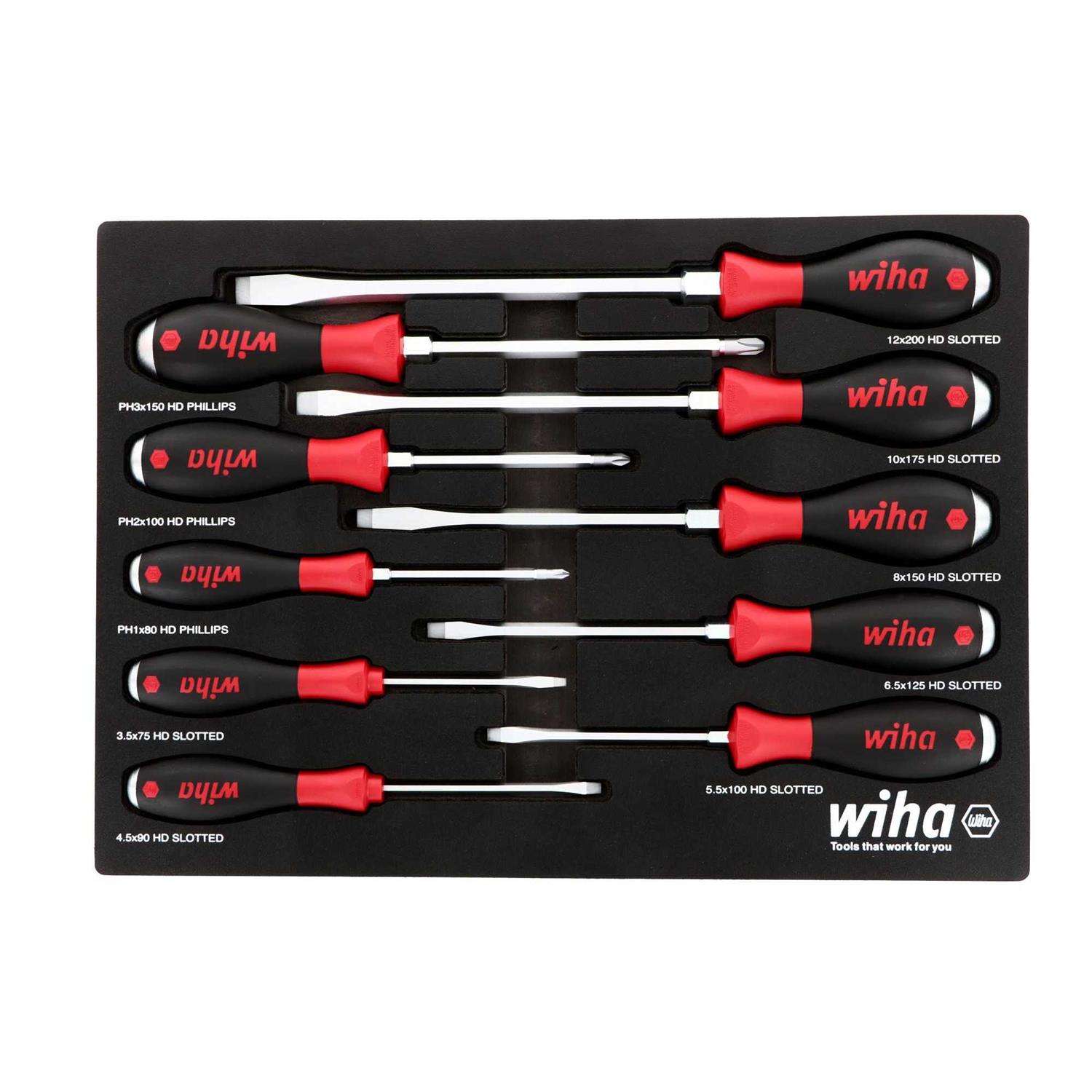 Wiha 40 Piece TerminatorBlue Impact Bit Set 70297 - Zenithce