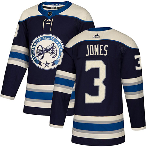 Columbus Blue Jackets #3 Seth Jones Navy Blue Stitched Jersey - Zenithce