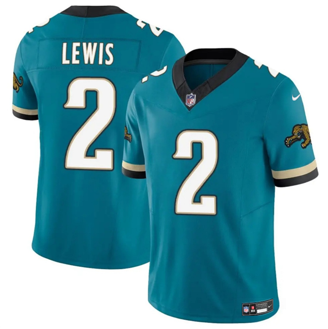 Jacksonville Jaguars #2 Jourdan Lewis Teal 2025 F.U.S.E. Prowler Throwback Vapor Limited Stitched Jersey - Zenithce