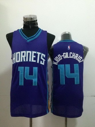 Charlotte Hornets #14 Michael Kidd-Gilchrist Purple Swingman Jersey - Zenithce