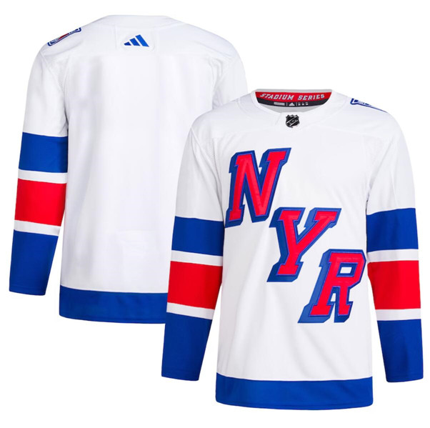 New York Rangers Blank White 2024 Stadium Series Stitched Jersey - Zenithce