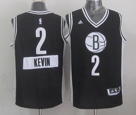 Brooklyn Nets #2 Kevin Garnett Revolution 30 Swingman 2014 Christmas Day Black Jersey - Zenithce