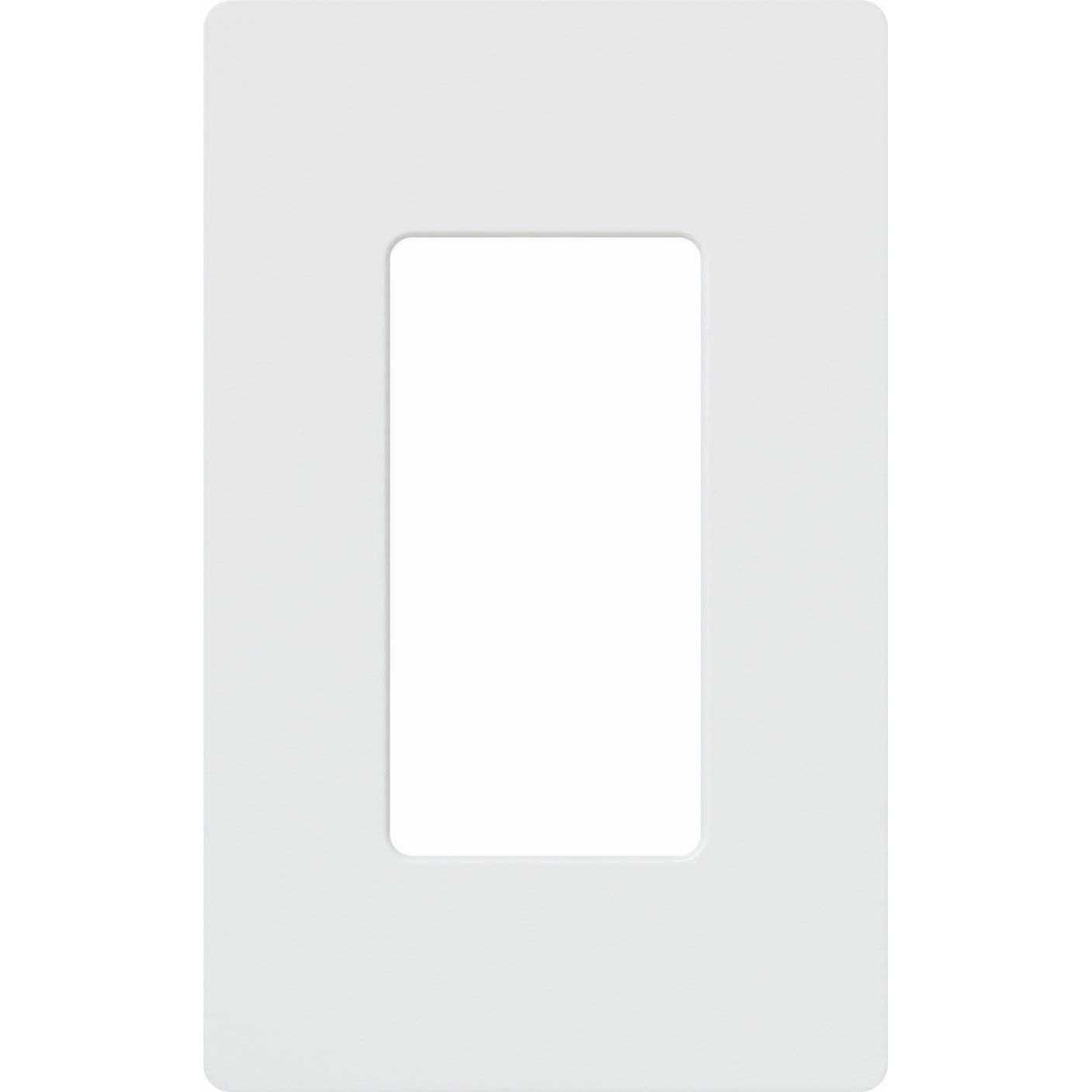 Lutron Claro 1-Gang Wallplate CW-1-WH - Zenithce