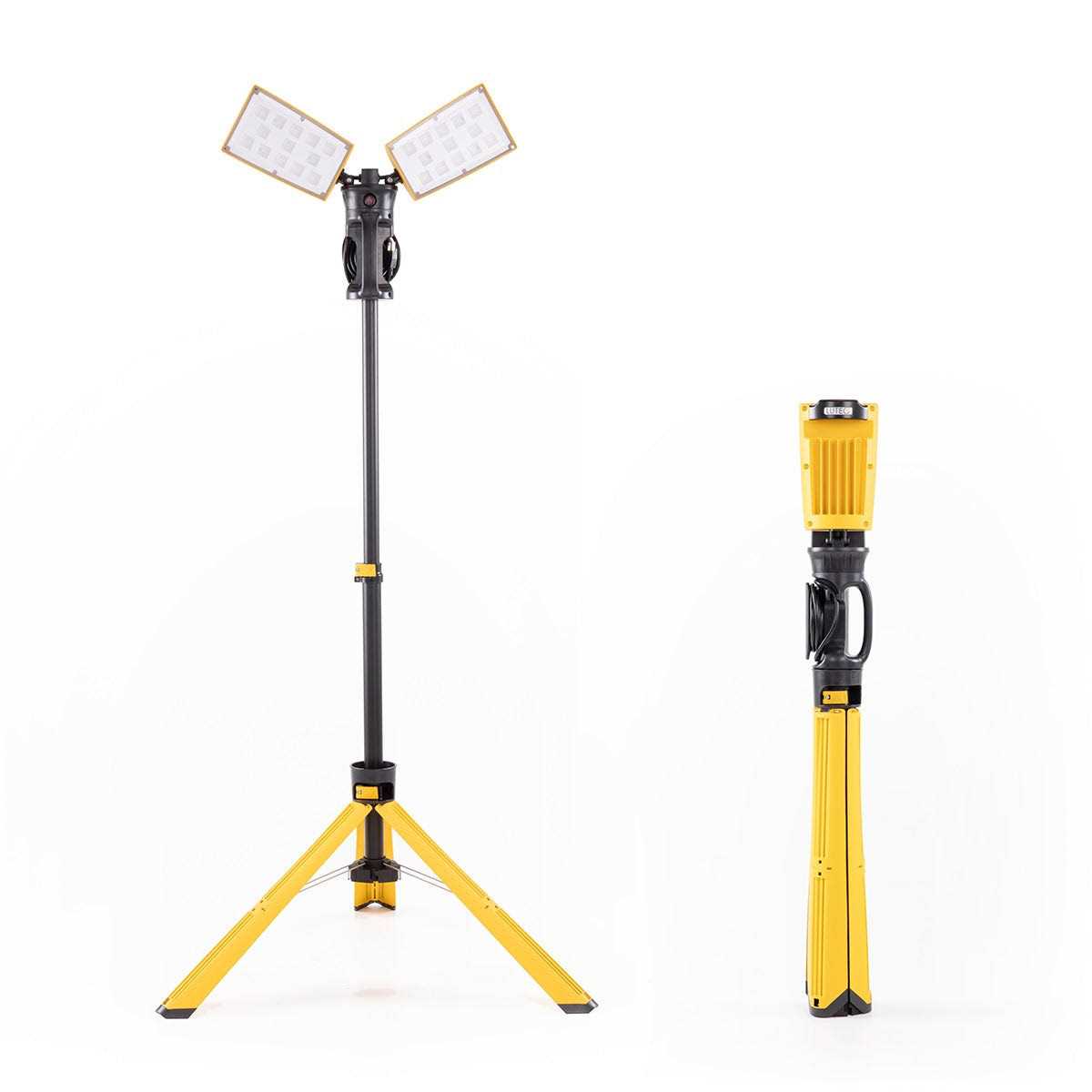 LUTEC 6290Max 11000 Lumen 92W Dimmable LED Work Light with Telescoping Tripod - Zenithce