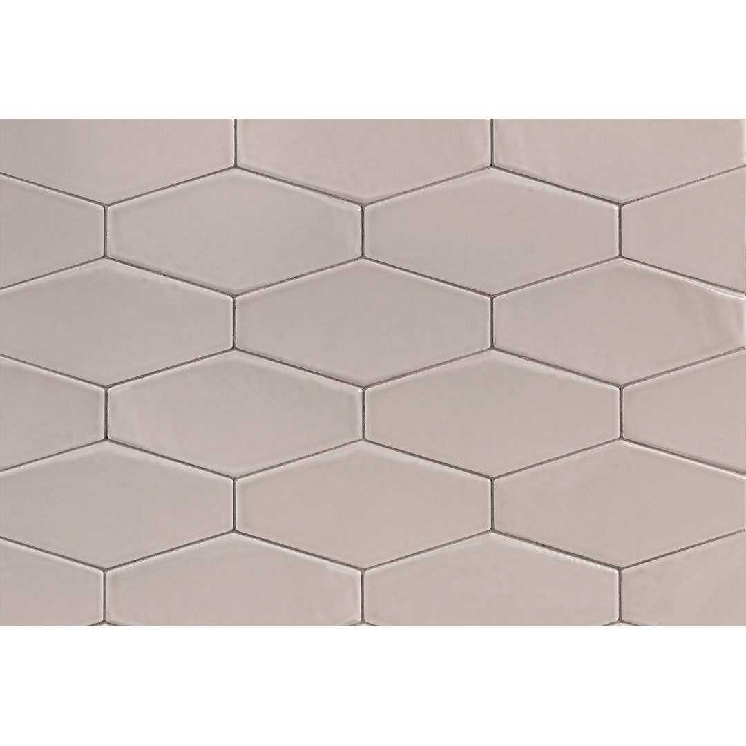 Ivy Hill Tile Birmingham Hexagon 4 in. x 8 in. Polished Ceramic Subway Tile - Zenithce